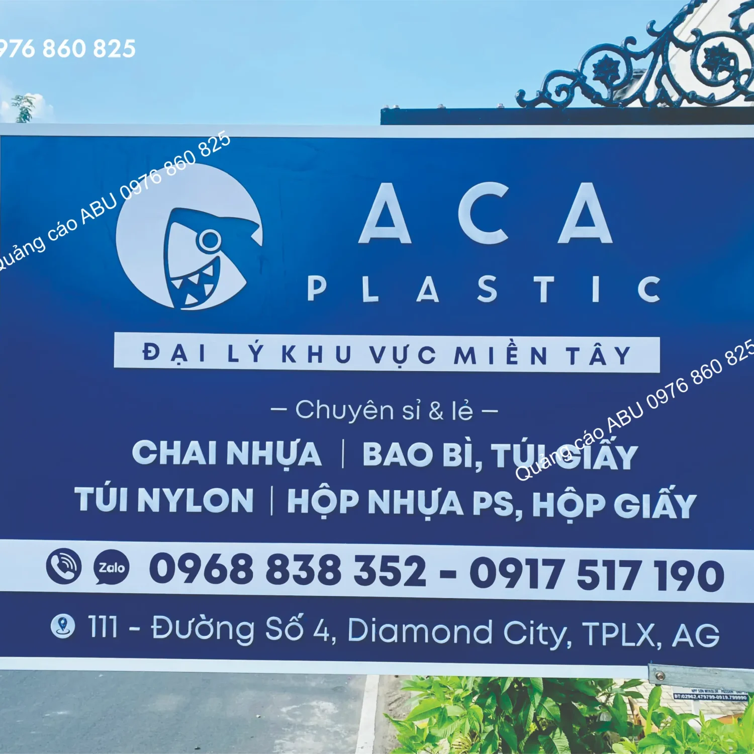 Bảng hiệu công ty ACA PLASTIC