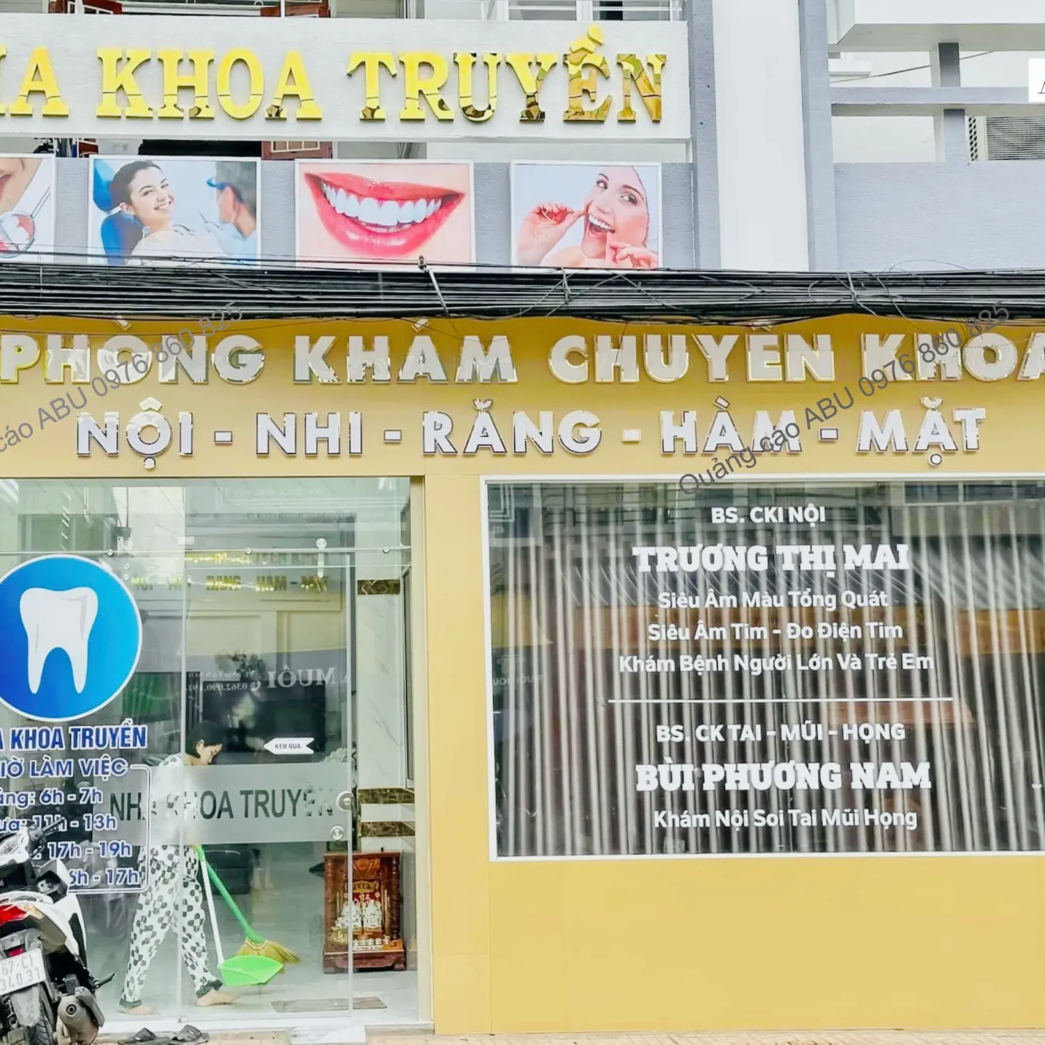 Chữ decal dán mặt tiền cho phòng khám nha khoa TRUYỀN