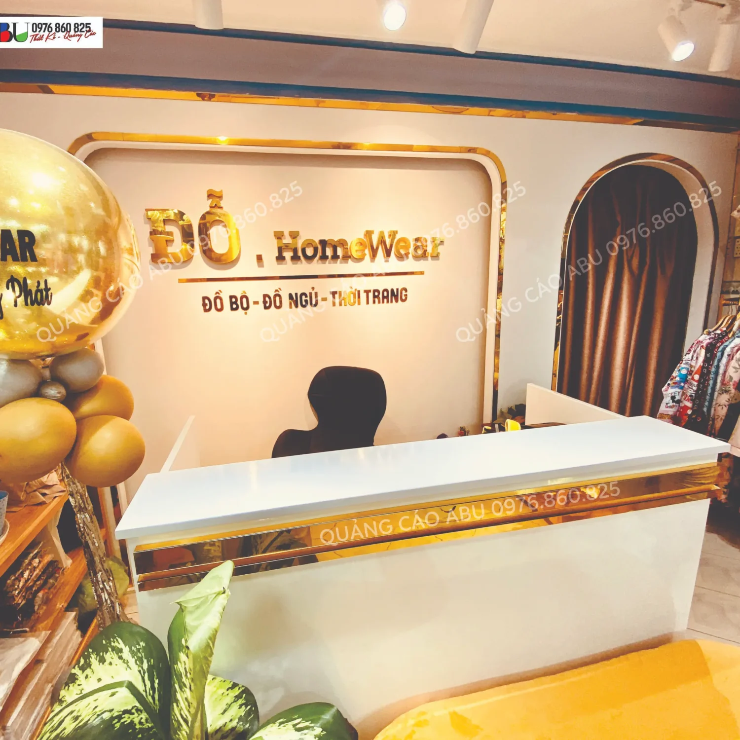Chữ mica dán vách ĐỖ.HomeWear