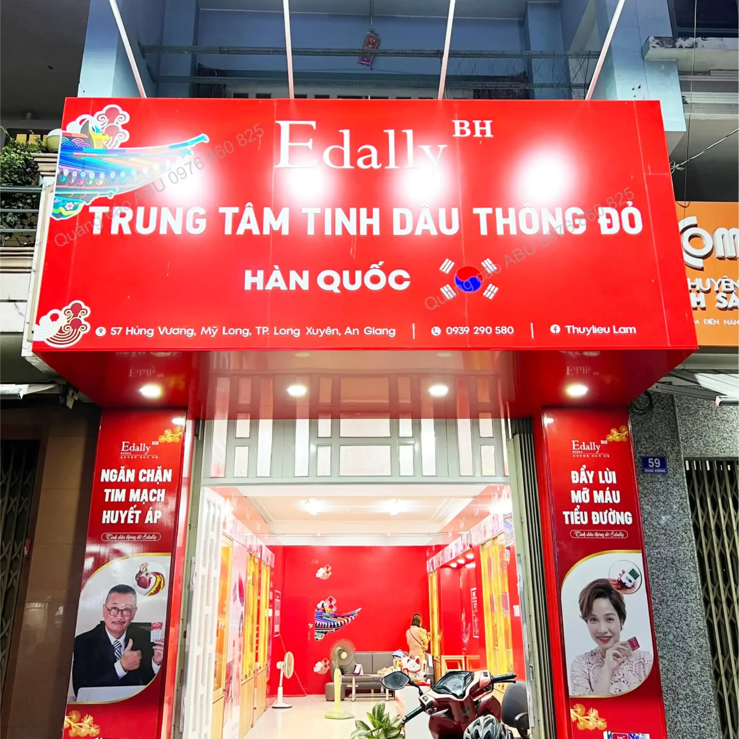 Trọn gói ngoại thất, nội thất cho trung tâm tinh dầu thông đỏ EDALLY