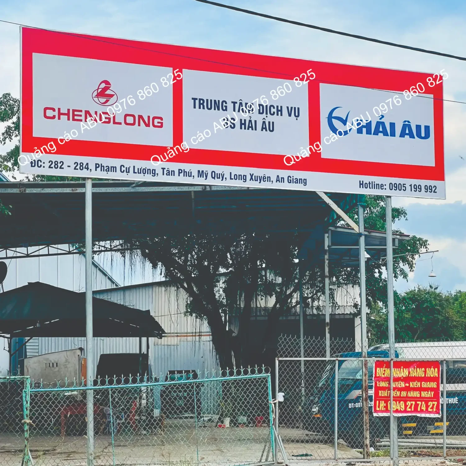 Bảng in trung tâm dịch vụ HẢI ÂU