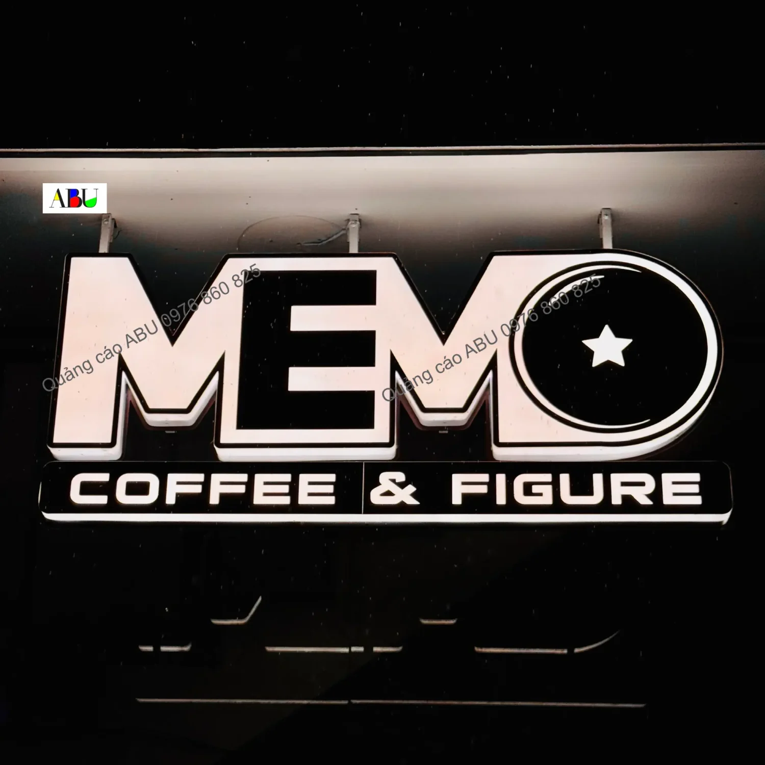 Chữ nổi có đèn Coffee & Figure MEMO