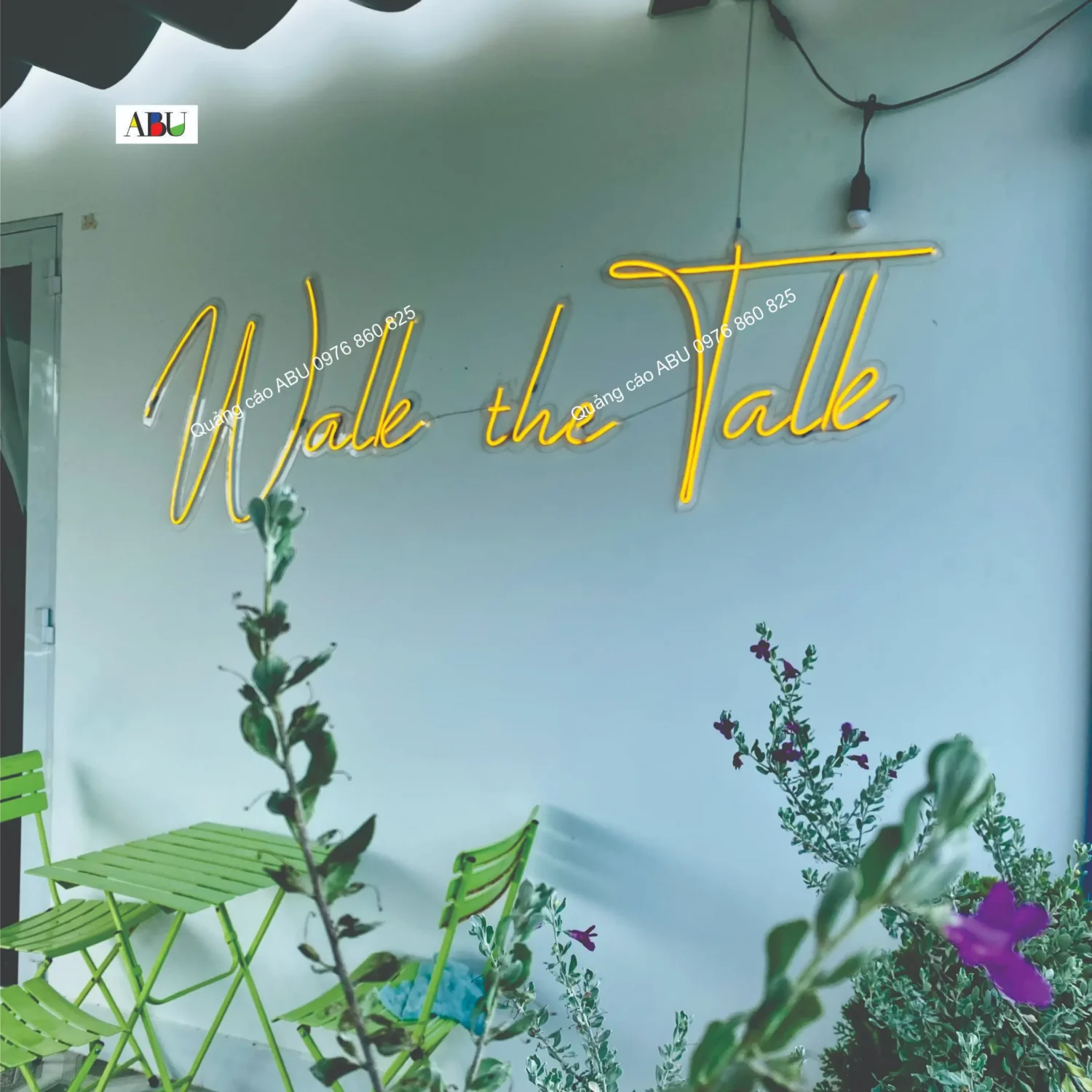 Chữ đèn Walk the Talk