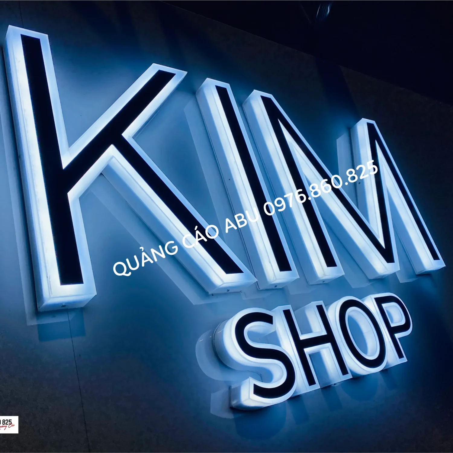 Chữ nổi có đèn KIM SHOP