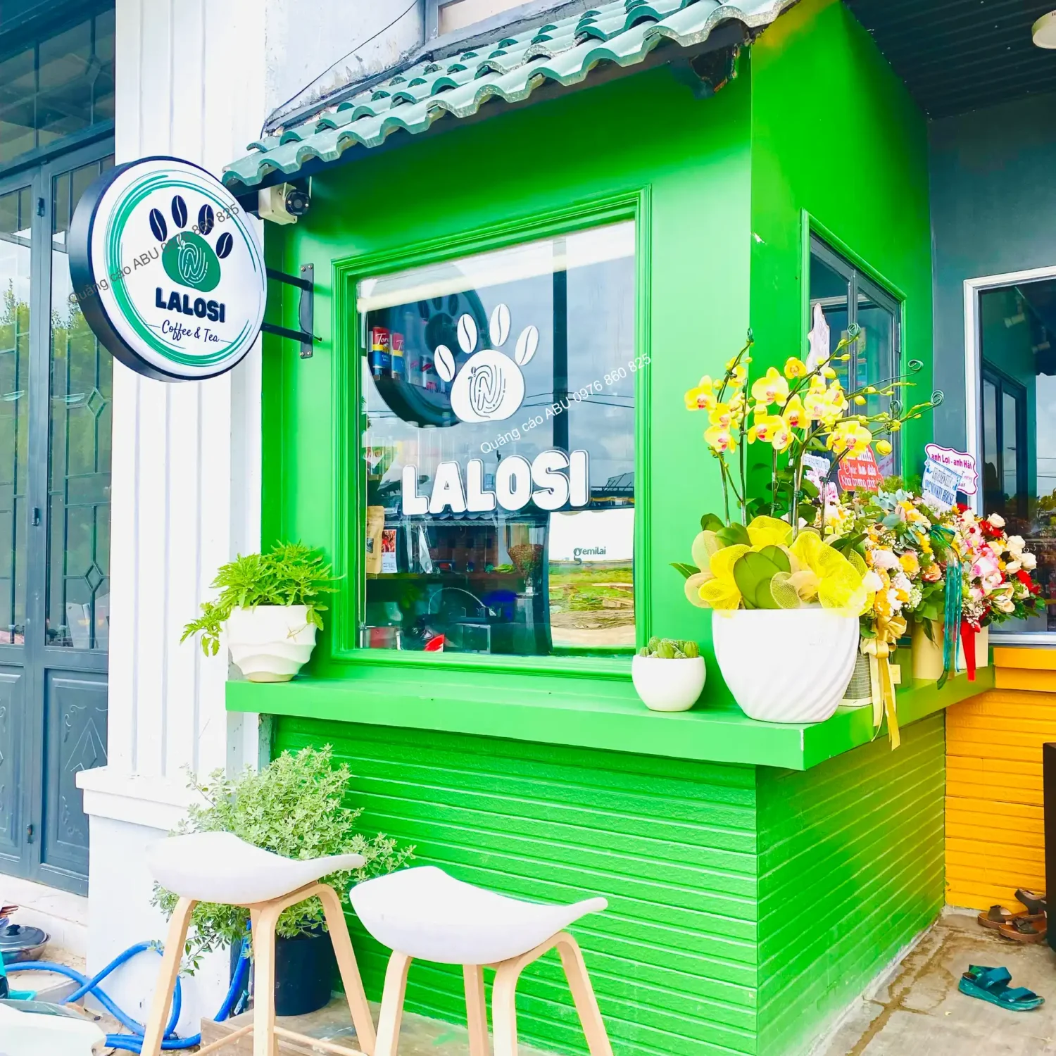 Hoàn thành Kiot bán coffee, tea cho quán LALOSI