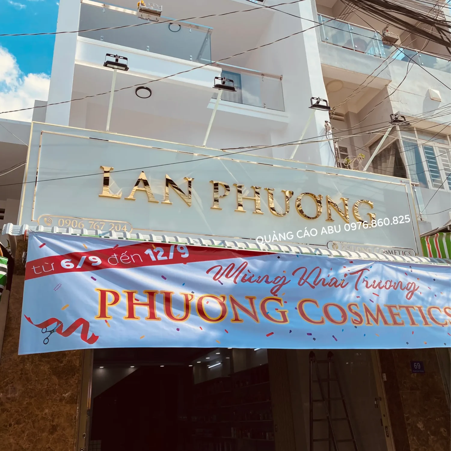 Bảng hiệu Lan Phương Cosmetic