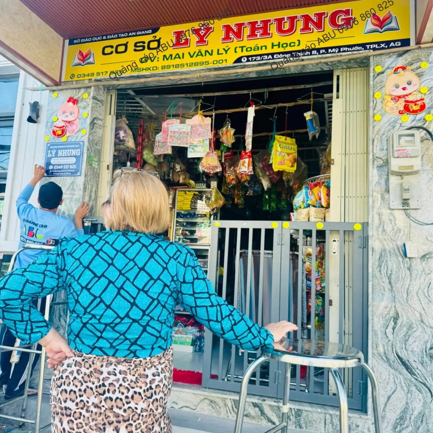 Bảng in cơ sở bách hoá LÝ NHUNG