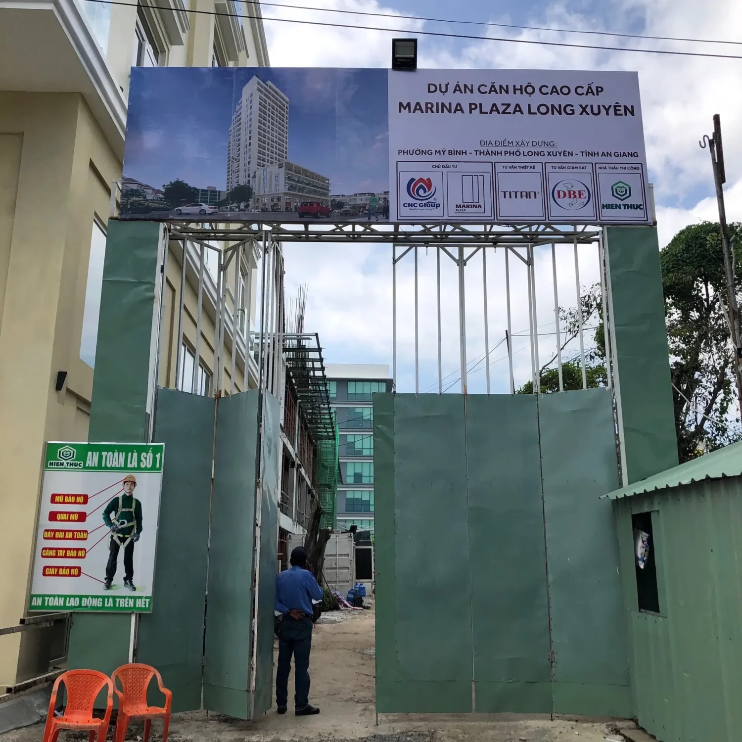 Bảng in quảng cáo dự án căn hộ cao cấp MARINA PLAZA