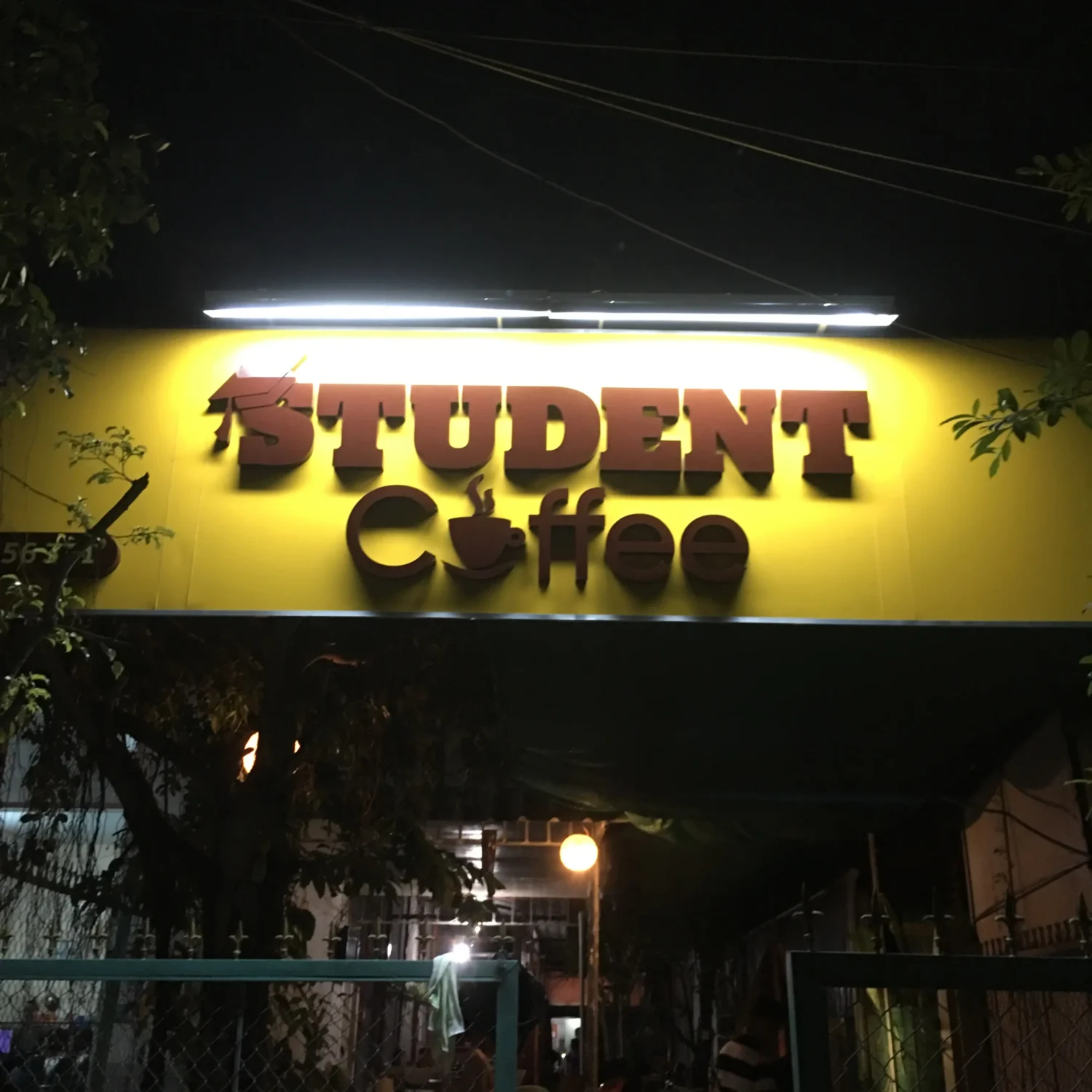 Bảng hiệu đèn Student Coffee