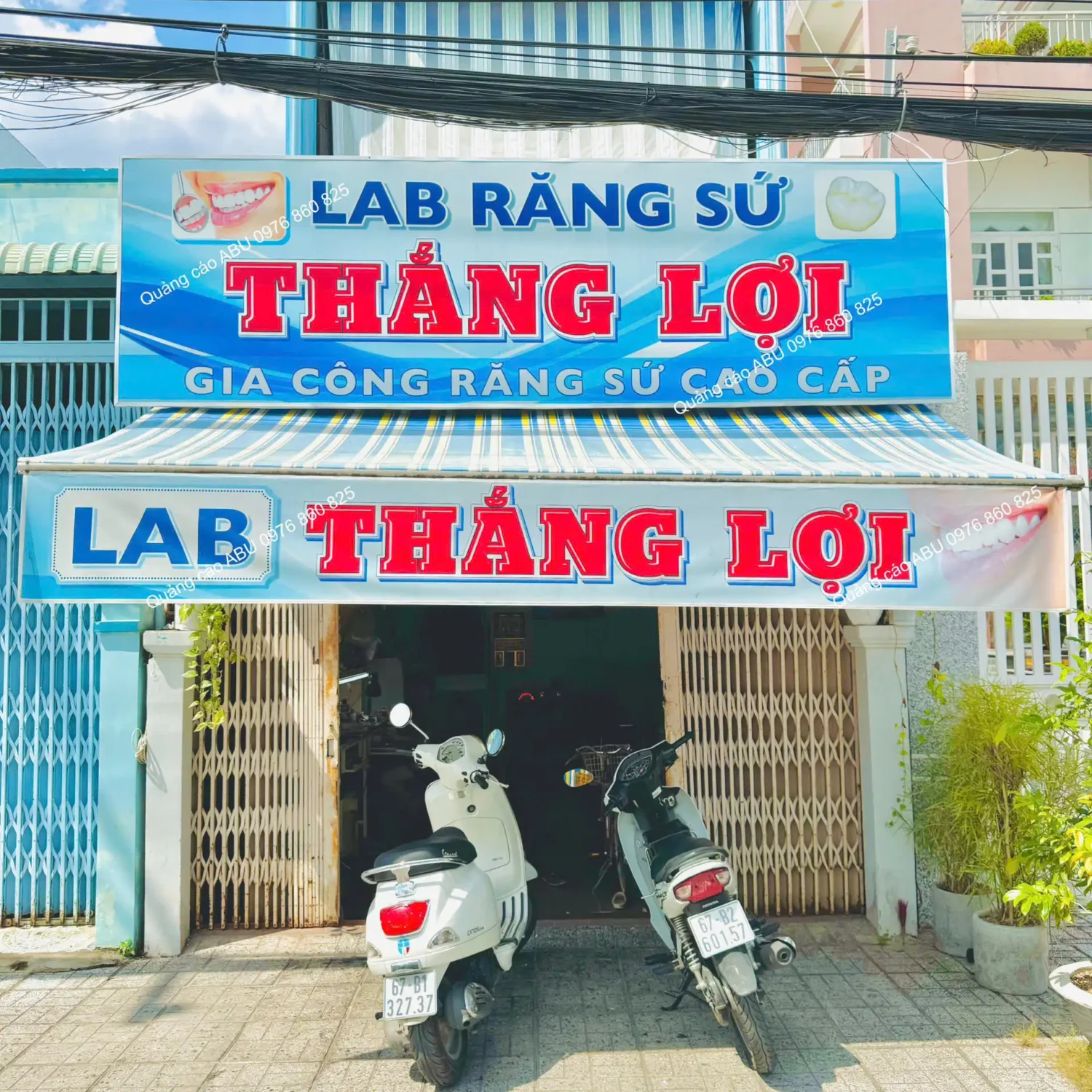 Bảng hiệu cho phòng LAB tăng sứ - Thắng Lợi