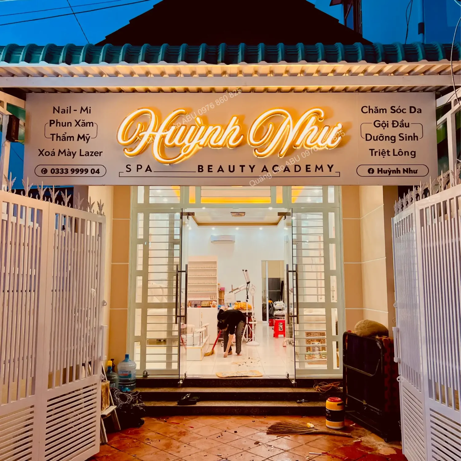 Trọn bộ bảng hiệu cho Spa Beauty Huỳnh Như